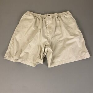 Haband Casual Joe Shorts‎ Men's 40 Waist Beige Cotton Blend Elastic Stretch